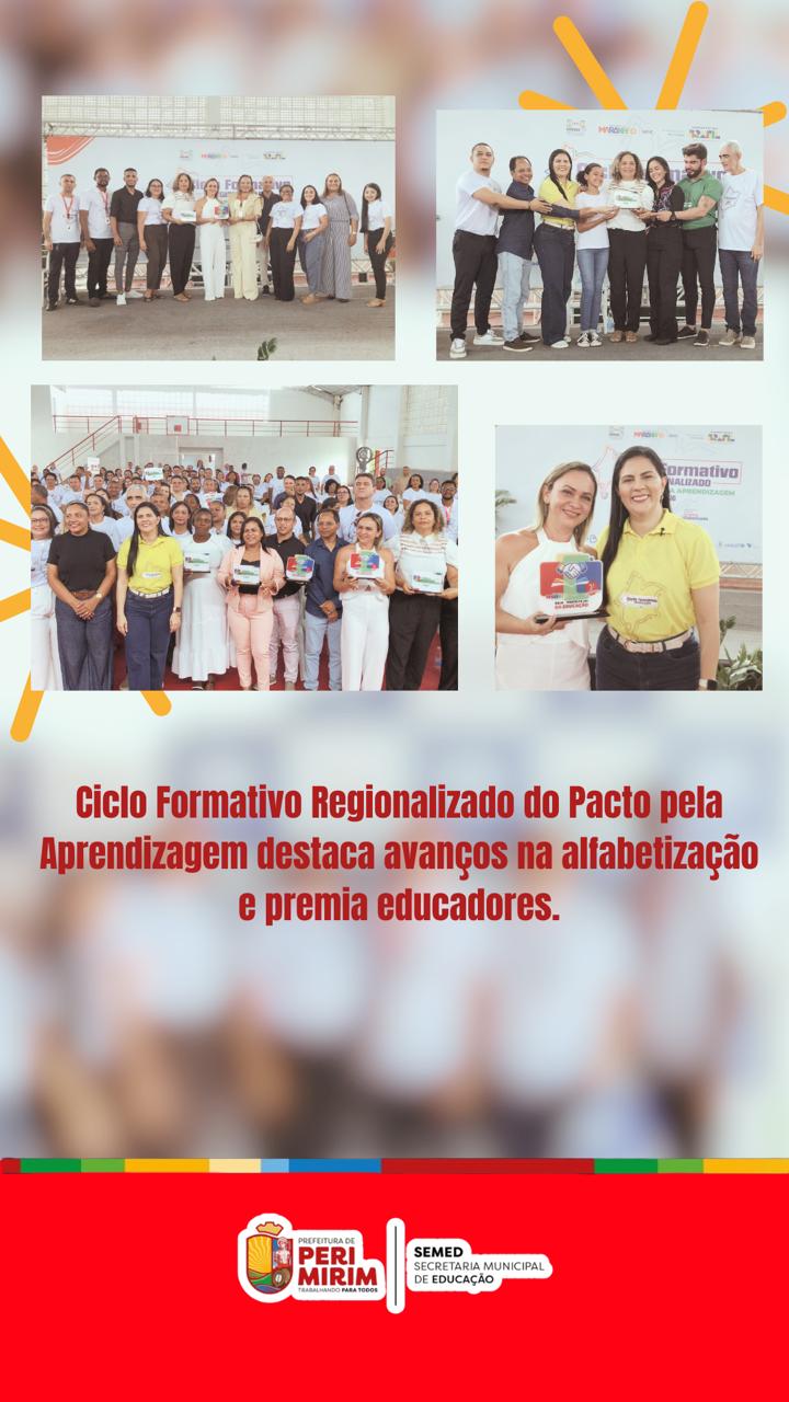 Ciclo Formativo Regionalizado do Pacto pela Aprendizagem