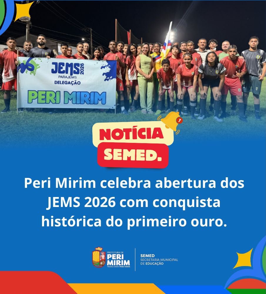 Peri Mirim nos JEMS 2026 - Ouro inédito e abertura